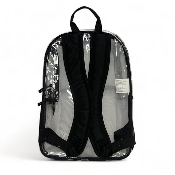 Eastsport Clear Backpack With Zipper Pouch Set - Multiple Colors, Pack of 4, New - Picture 7 of 16